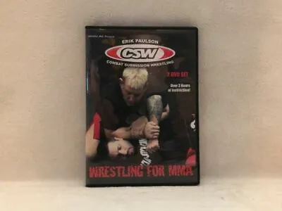 WRESTLING FOR MMA (2) DVD SET Bjj Ufc Arm Drag Counters Pummeling Chicken Wing  • $19.99