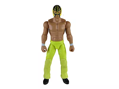 2014 WWE Basic Wrestler  Rey Mysterio  Action Figure Loose Yellow Pants • $13.99