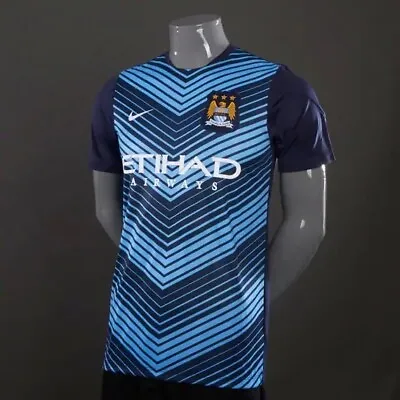 Men's Fc Manchester City 2018/2019 Football Soccer Shirt Jersey Training Size L • $64.99