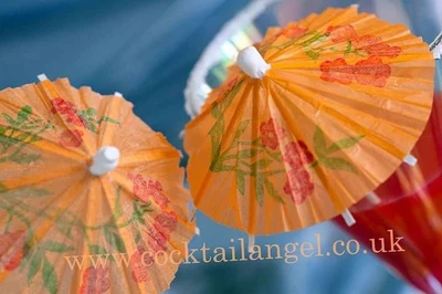 £1.99 • Buy COCKTAIL UMBRELLAS X 12 Orange