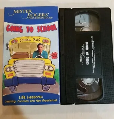 Mister Rogers' Neighborhood Going To School VHS Video Tape Fred Rogers Movie • $10.99