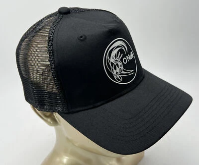 $14.99 • Buy O'Neill CS Snapback Hat Black New Trucker Hat Cap Mesh Back Surf Beach Moon