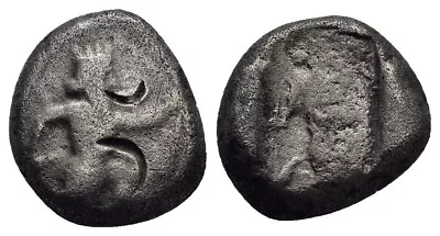 Achaemenid Silver Siglos - Sardis  450-420 BC - Artaxerxes I - Darius II • $55