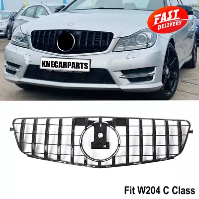 NEW GTR Style Grille Grill For Mercedes W204 C250 C300 C350 C180 C230 2008-2014 • $55.21