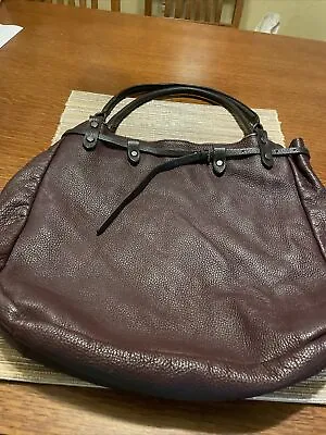 Maurizio Taiuti Burgundy Leather Bag Made In Italy • $10
