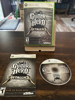 $29.99 • Buy Guitar Hero: Metallica (Microsoft Xbox 360, 2009) Complete CIB Manual - Tested