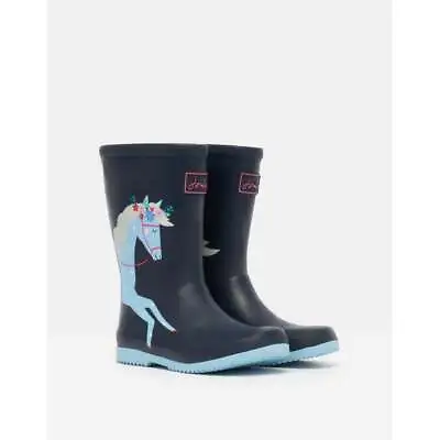 Joules Childrens Jnr Roll Up Flexible Printed Welly • £31.90