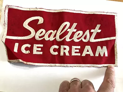 Vintage Sealtest Ice Cream 9 3/4 X 5 Patch • $7.99