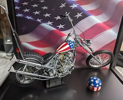 Harley Davidson  Easy Rider Franklin Mint Ltd  Chopper & Two Easy Rider Plaques. • $349.50