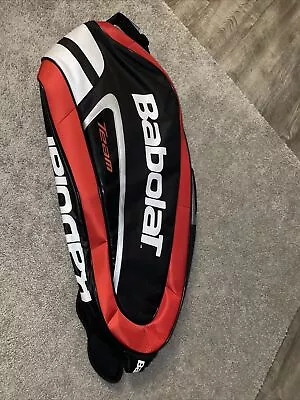 Babolat Team Multi Tennis Racquet Bag Duffle Black Red White • $44.10