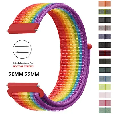 Nylon Loop Strap Band For Garmin Active Vivoactive 4 Venu 3 2 745 265 255 Music • $6.99