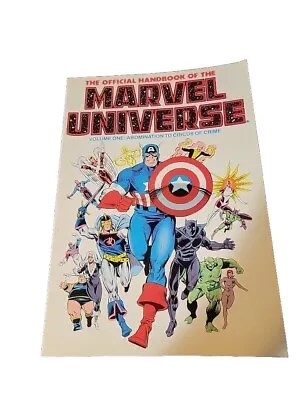 Official Handbook Of The Marvel Universe Volume 1 1986 1st TPB Softcover • $15