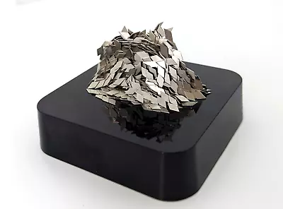 VTG Magnetic Kinetic Desk Sculpture Fidget Toy Magnet Diamonds CRDL Paperweight • $27.50