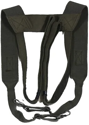 Authentic French FAMAS Combat Suspenders Field Harness OD Green Army Military • $14.85