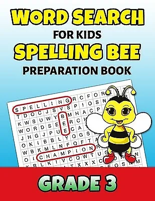 $27.50 • Buy Word Search For Kids Spelling Bee Preparation Book Grade 3 3rd G By Puzzle Maste