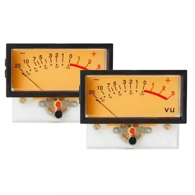 Audio Level Meter Panel 0-500ua LED Backlight Display VU Gauge • $29.57