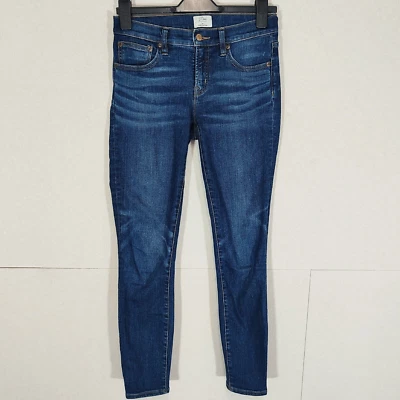 £17 • Buy J Crew Womens Ladies Jeans Blue Waist 26in Size UK 8 Low Rise 8  Toothpick