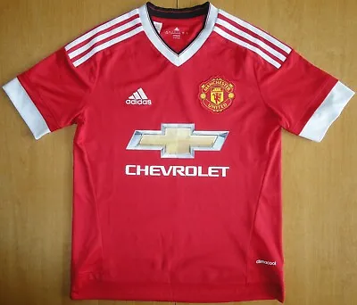 Manchester United 2015/16 Adidas Size 13/14 Years Football Shirt Jersey • $12.42