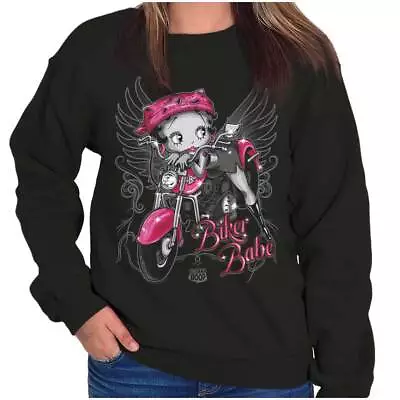 Biker Babe Betty Crewneck Sweatshirt • $28.99