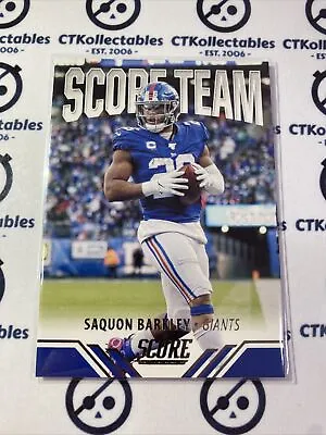 $2.95 • Buy 2021 NFL Score Saquon Barkley Score Team #ST20 Giants