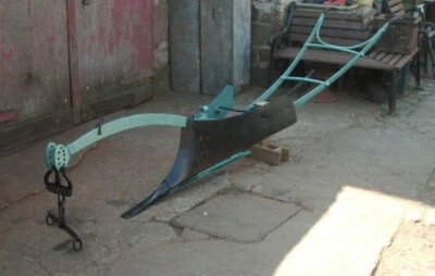 £295 • Buy Antique Rustic Wrought Iron Horse Drawn Plough