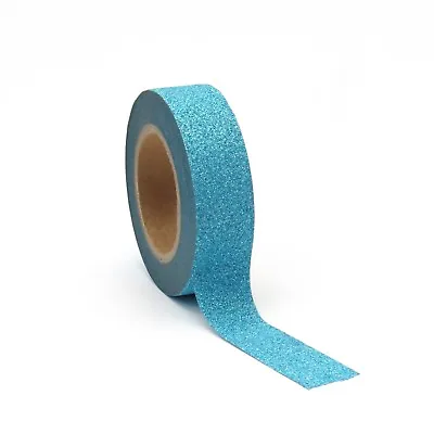 Glitter Tape Turquoise Blue Washi 10 Metres • $5.90