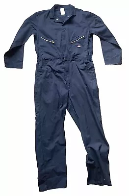  Dickies 48799 Deluxe Blend Long Sleeve Mechanic Work Coveralls Blue XL NEW • $25