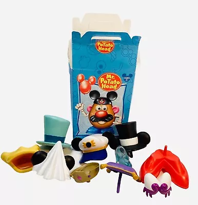 Disney Parks 2002 Mr. Potato Head Accessories Parts Hats Lot Of 9 Items With Box • $24