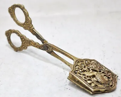 Antique Brass Jewellery Making Embossing Scissors Tool Original Old Hand Crafted • $229.57