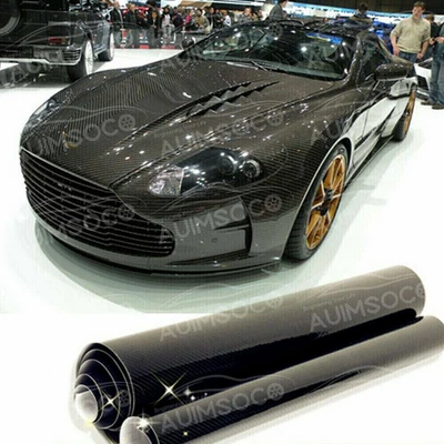 $12.99 • Buy Auto Accessories 7D Carbon Fiber Vinyl Film Car Interior Wrap Stickers,Universal