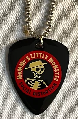 Social Distortion Mommy’s Little Monster 2003 Guitar Pick Rare Necklace Pendant • $49.99