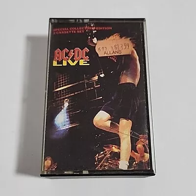 AC/DC - 'Live' Twin Cassette Tape Album SPECIAL COLLECTORS EDITION *TAPE 2 ONLY* • $16.99