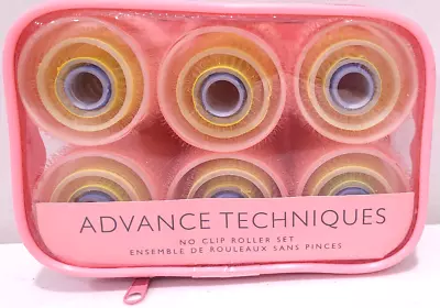 Avon ADVANCE TECNIQUES No Clip Hair Roller Set - 24 Mesh No Heat Rollers 4 Sizes • $13.50