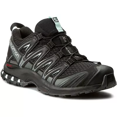 Salomon Xa Pro 3D W Trainers Low Shoes Sneakers Black / Aqua New US 7.5  6 UK • $184.97