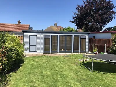 24ft X 10ft Free Assembly Epdm Rubber Roof Home Office Garden Room • £6795