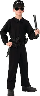 Special Ops Jumpsuit Police SWAT Military Halloween Child Costume MEDIUM • $16.99