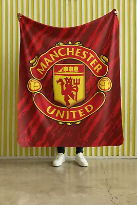 Manchester United F.C English Premier League 60  X 80  INCHES Sherpa Blanket • $80