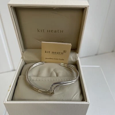 Kit Heath 925 Silver Stylised Bangle Boxed CH • £20