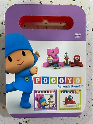 Pocoyo Learn Laughing DVD 11+ DVD 12 (Spanish English + Pictures To Colour • £23.71