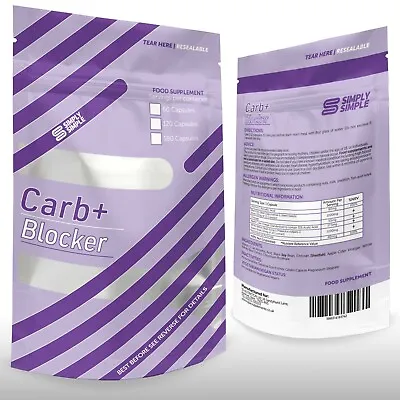 White Kidney Bean Extract Carb Fat Blocker Weight Loss Pills High Strength Caps • £9.95