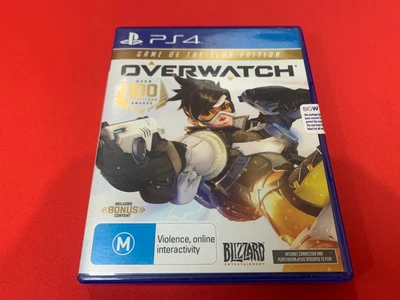 Overwatch Sony PlayStation 4 Game *Complete* (PAL) • $24.95