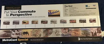 MTA New York City Transit MILLENNIAL JOURNEYS Metrocard Set Advertisement • $20