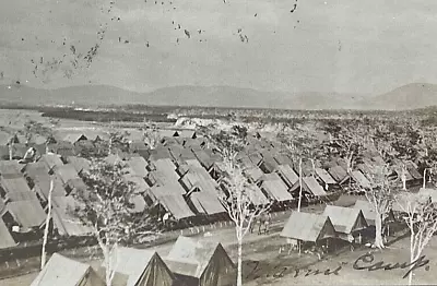 Rare Pre-ww1 Us Marine Corps Encampment Guantanamo Cuba 1911 Photo Postcard Rppc • $72