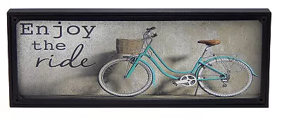 Enjoy The Ride Bicycle Bike Farmhouse Sign Rustic Home Wall Art Decor Print • $15.99