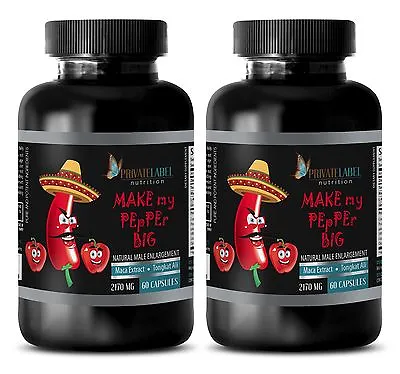 Maca Seeds Extract -  Make My PEpPEr Big  - Increases Sex Drive - 120 Tablets • $38.25