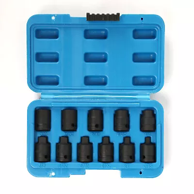 11PCS 3/8  Inch Square Drive Pipe Plug Socket Set Tapered Male And Female Socket • $25.97