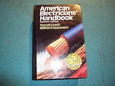 Book American Electrician’s Handbook 1987 11th Edition. 1556 Illustrations 1 • $7