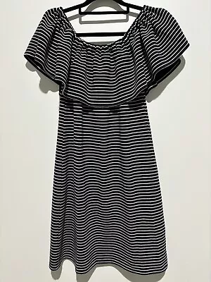 Seed Striped Off Shoulder Dress Size Small • $10