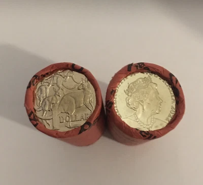 $43 • Buy 2022 $1 MOR One Dollar Australian Mob Of Roos - H/T-T/T Security ROLL X2