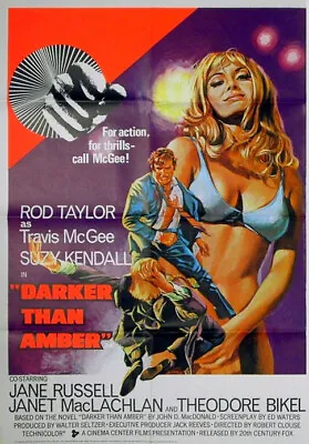 Darker Than Amber (1970) Rod Taylor ~ 2 Dvd-r Disc Set ~ Uncut Fight Sequence • $26.75